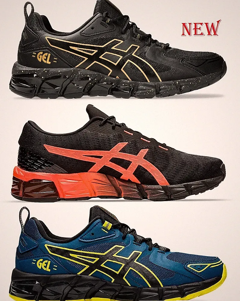 ASICS GEL QUANTUM 180 VII TRAIL RUNNING HERRENSCHUHE SCHWARZ ROT SCHUHE SHOES