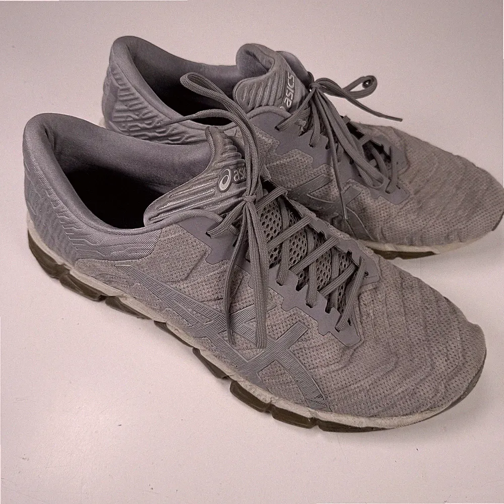 ASICS Gel-Quantum 360 5 Herren Laufschuhe Grau Sneaker US 13 1021A186