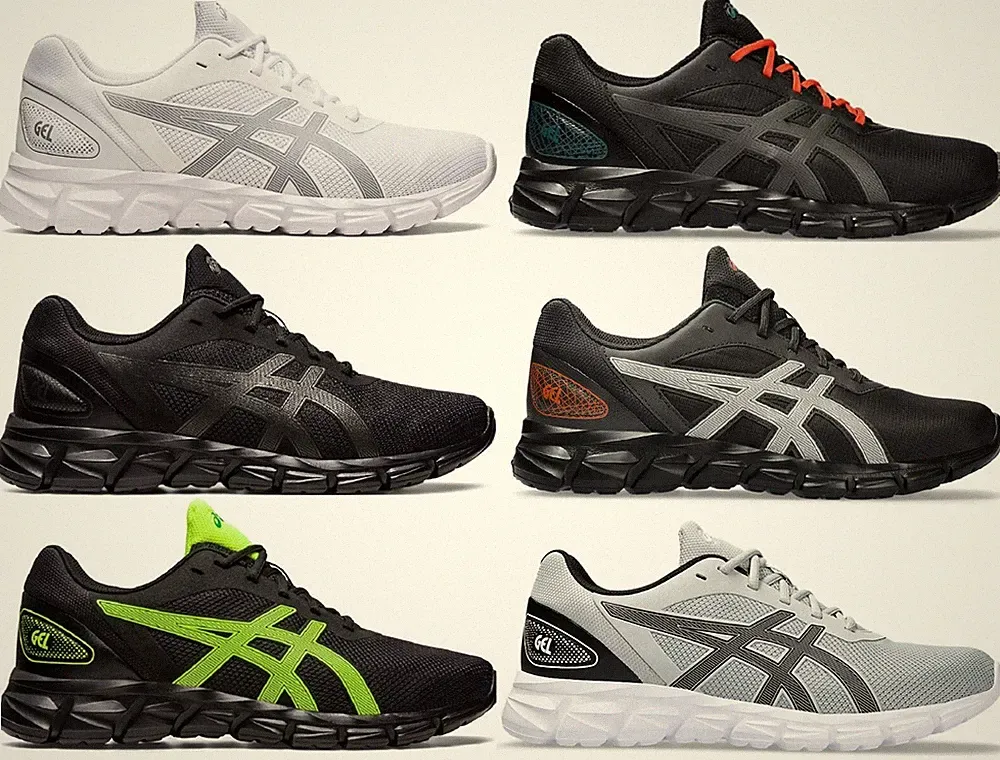 Asics GEL QUANTUM LYTE II 2 Laufschuhe Schwarz Herren 90 180 360