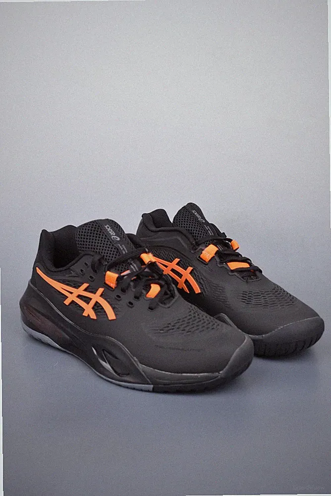 Asics Gel-RESOLUTION X Sport-Laufschuhe schwarz atmungsaktiv