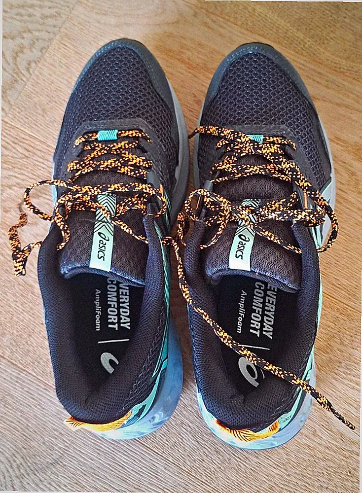 asics laufschuhe damen grau