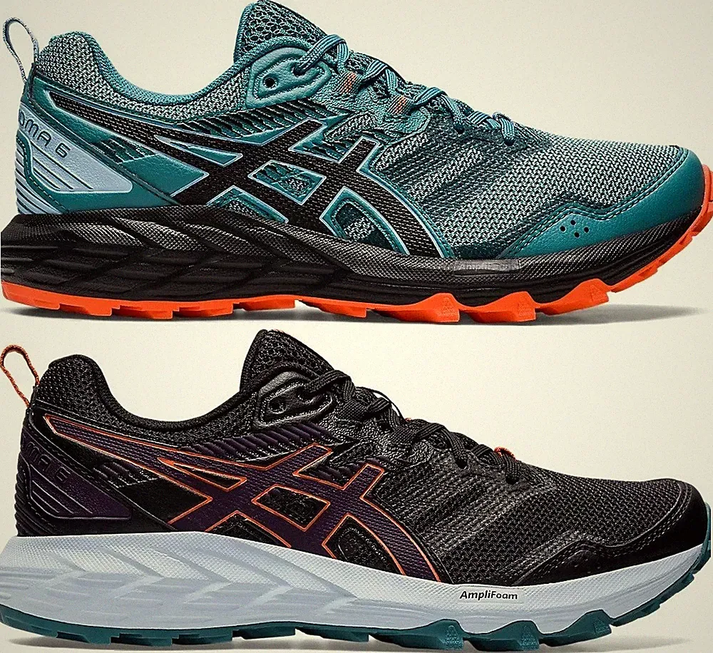 ASICS GEL SONOMA 6 SCHUHE SHOES SCHUHE DAMEN HERREN TRAIL RUNNING SCHWARZ KAYANO