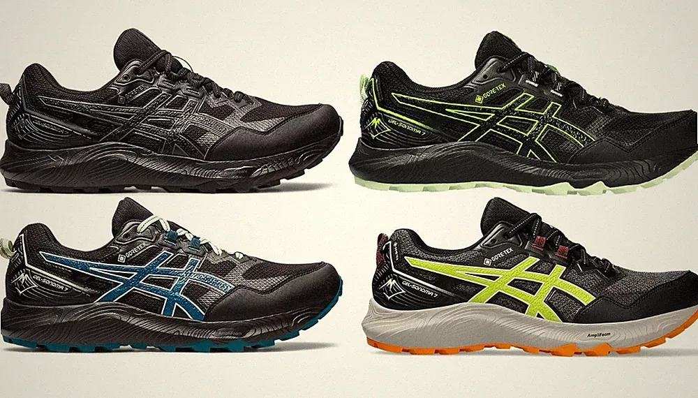 ASICS GEL SONOMA 7 GTX GORE-TEX SCHUHE SHOES HERREN SCHWARZ TRAIL RUNNING KAYANO