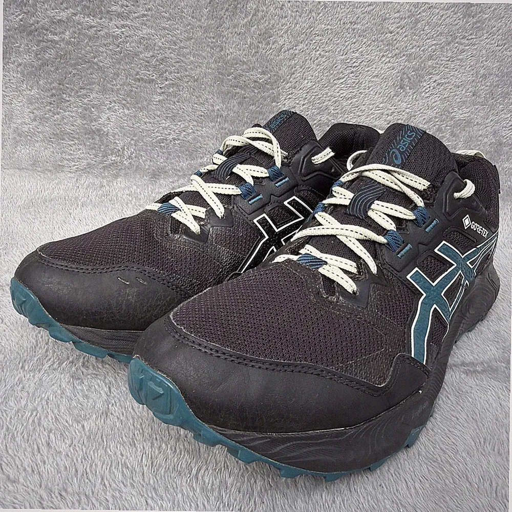 Asics Gel Sonoma 7 GTX Sneaker Herren UK 10,5 Gore-Tex Laufschuhe schwarz