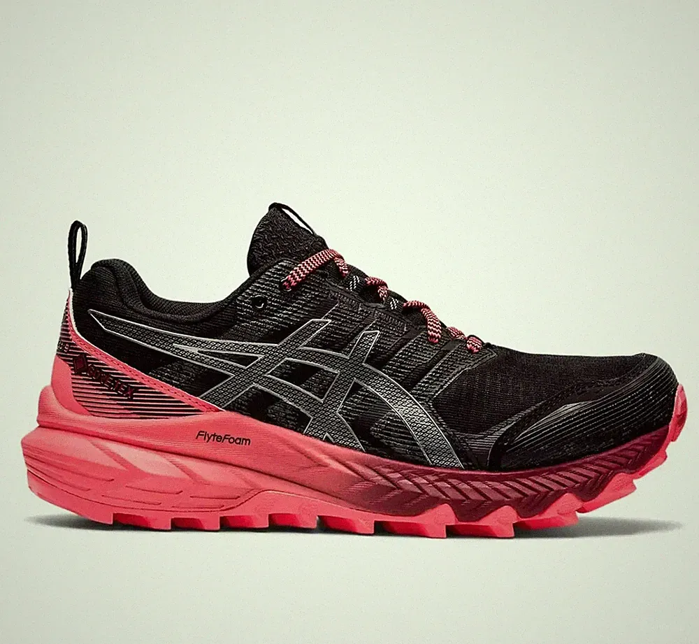 Asics GEL-Trabuco 9 G-TX Damen UK 3 schwarz silber wasserdicht Laufschuhe