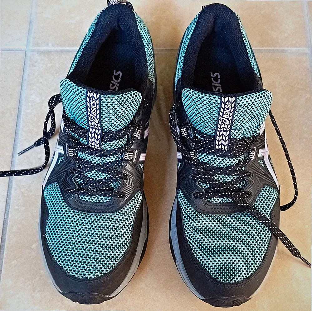 ASICS GEL-Venture 8 Damen Trail Laufschuhe Sneaker Türkis/Schwarz EU 42 US 10