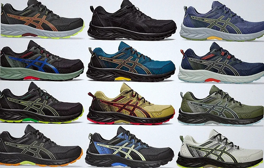 Asics GEL-Venture 9 Herren Laufschuhe Trail Sneaker mit Schnürung