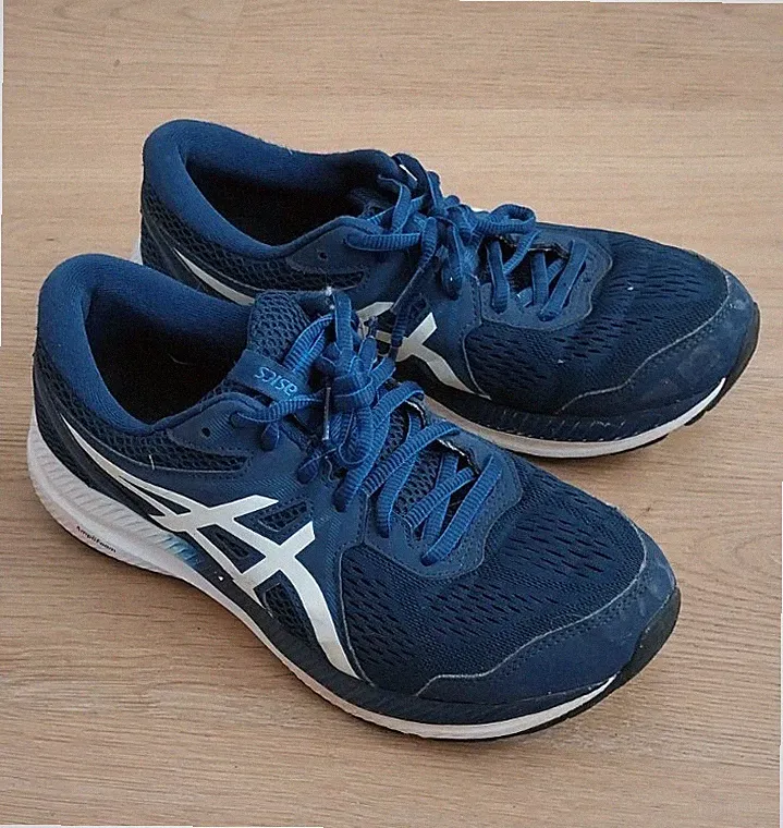 ASICS Gel Windhawk 4 Laufschuhe, Blau, Größe 41.5