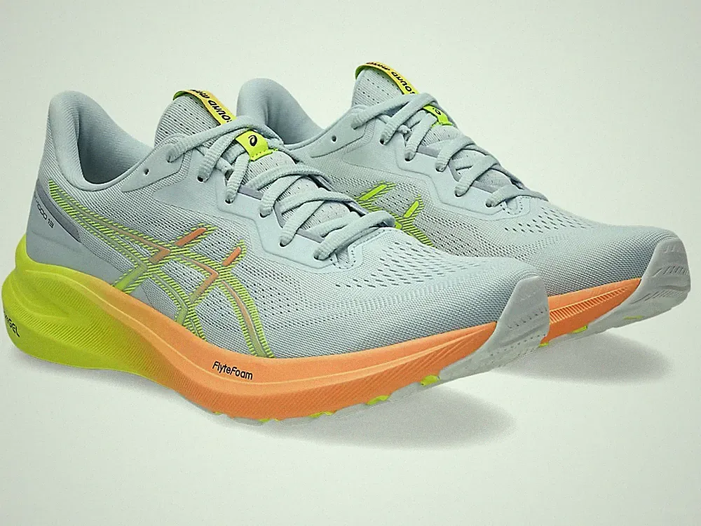 asics GT-1000 13 PARIS | Herren | Running Schuhe | Cool Grey/Safety Yellow