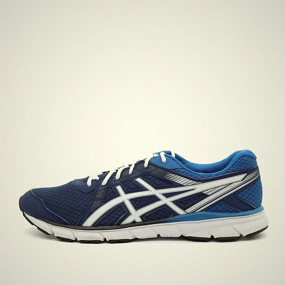 ASICS Herren 1011A586 Laufschuh Blau/Weiß Synthetik/ Running Laufschuhe EU 44