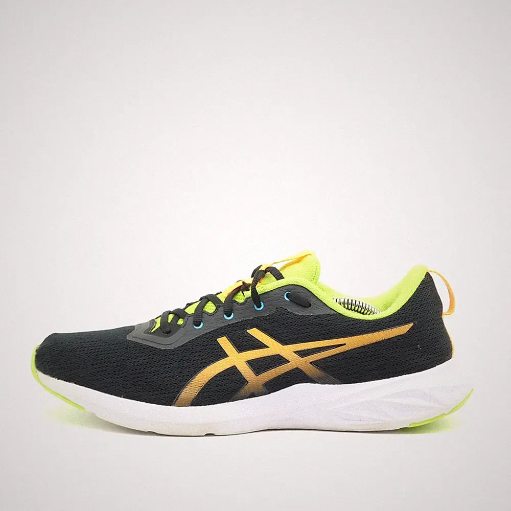 ASICS Herren 1011B334 Sportschuh EU 44.5 Schwarz Gelb Blau Laufschuhe