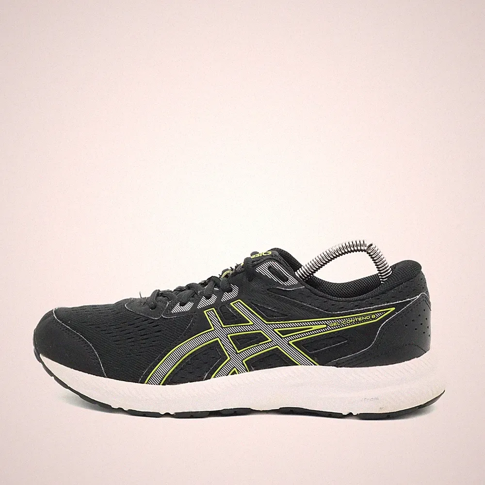 ASICS Herren Gel-Contend 8 Sneaker Schwarz/Gelb Gel Laufschuhe EU 41.5