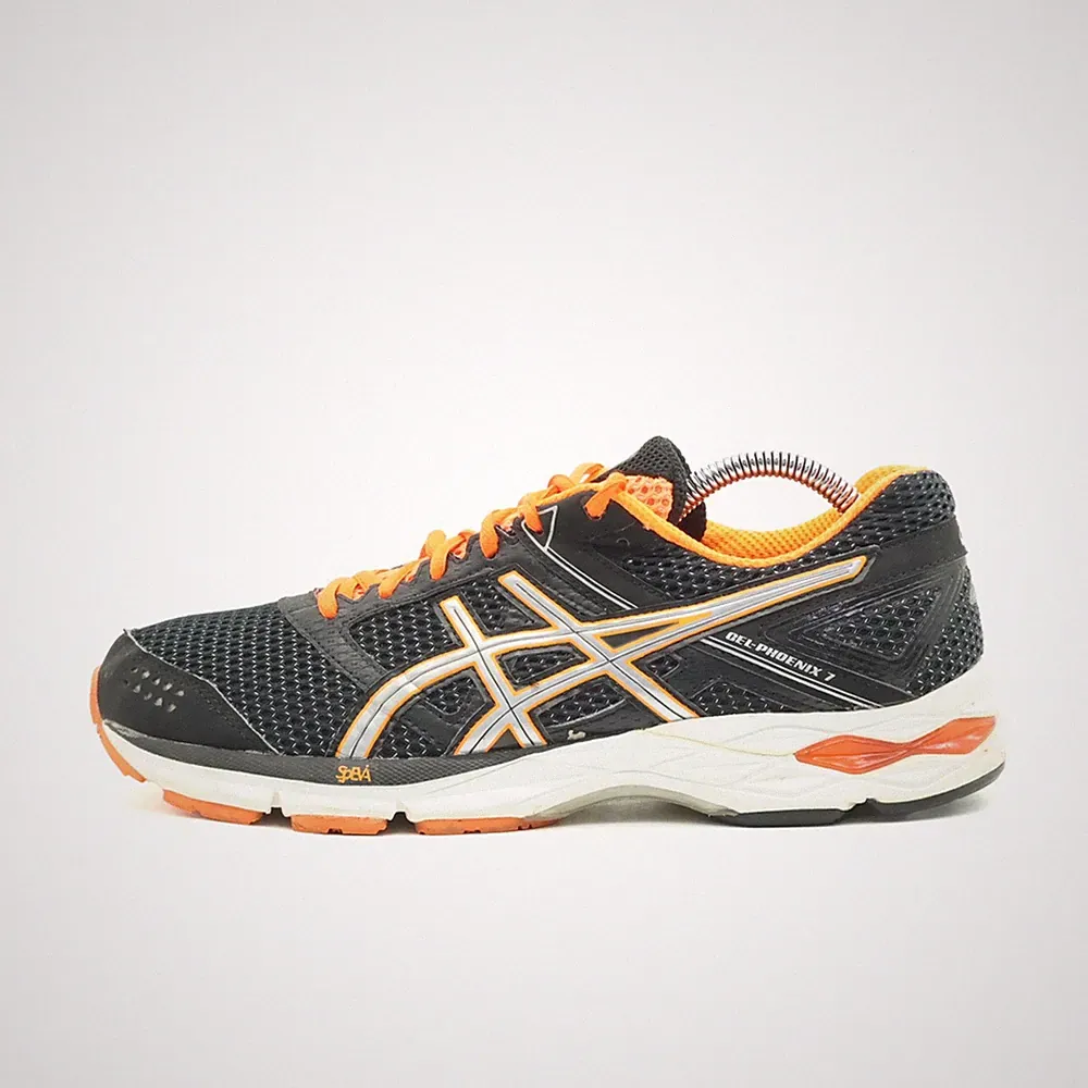 ASICS Herren Gel-Phoenix 7 Schuhe Schwarz Orange Atmungsaktiv Laufschuhe EU 42