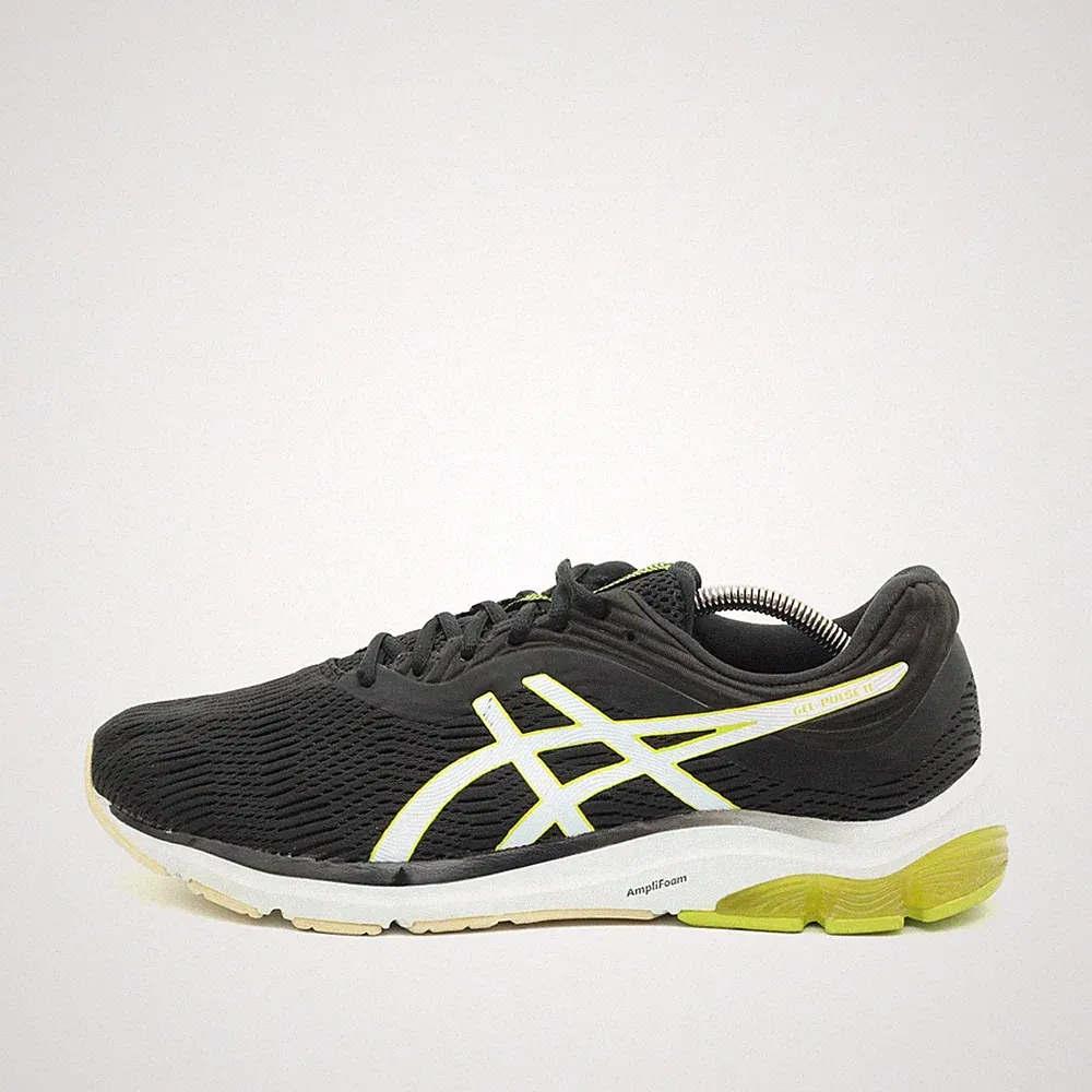 ASICS Herren Gel-Pulse 11 Sportschuh Schwarz/Neongelb AmpliFoam Laufschuh EU 45
