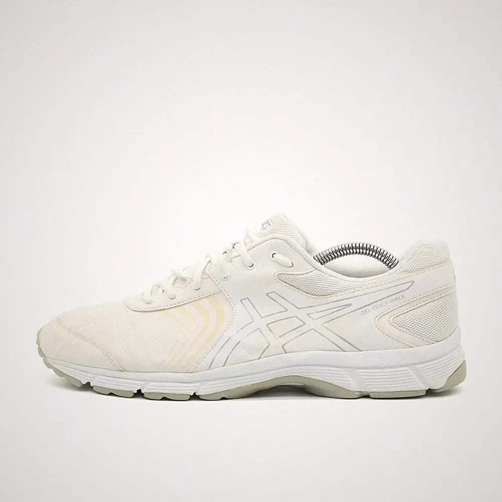 ASICS Herren Gel-Quick Walk Sneaker Weiß Synthetikleder Gel Laufschuhe EU 43.5