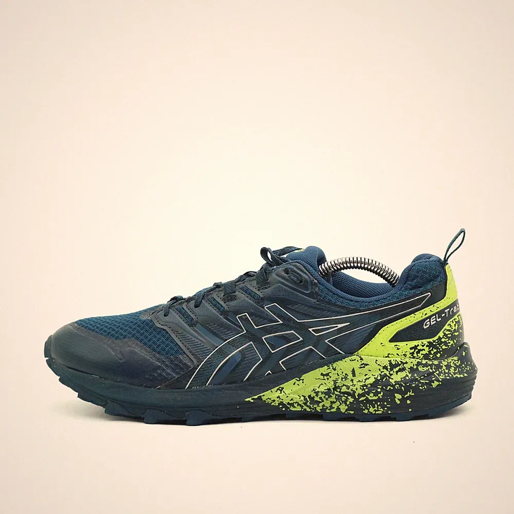 ASICS Herren Gel-Trabuco Terra Sportschuh Blau/Gelb Low-Top Laufschuh EU 43.5