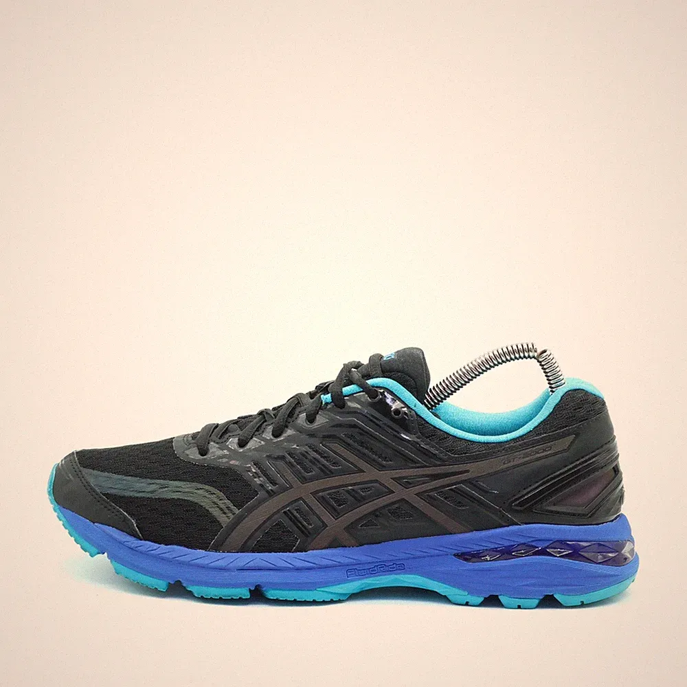 ASICS Herren GT-2000 Schuhe Schwarz/Blau GT-Serie Laufschuhe EU 41.5