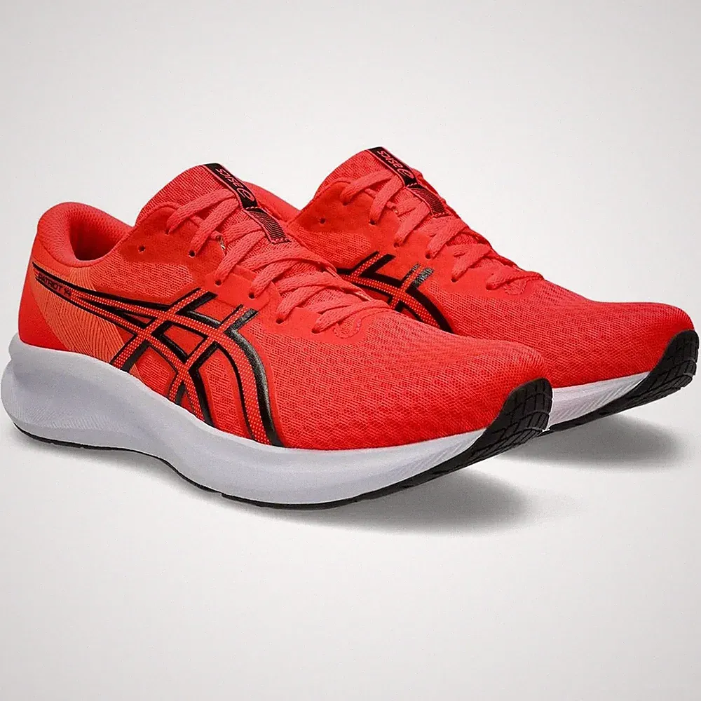ASICS Herren Laufschuhe PATRIOT 14 1011C050 Flash rot/schwarz 2E Fr Japan