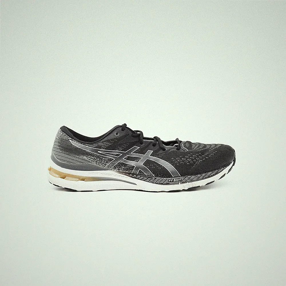 Asics Herren Laufschuhe Schwarz Größe UK 12 Synthetik Sportschuhe