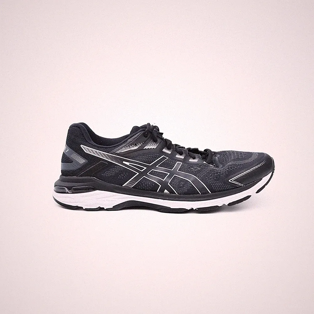 Asics Herren Laufschuhe Schwarz Größe UK 9 Multi Material Sportschuhe