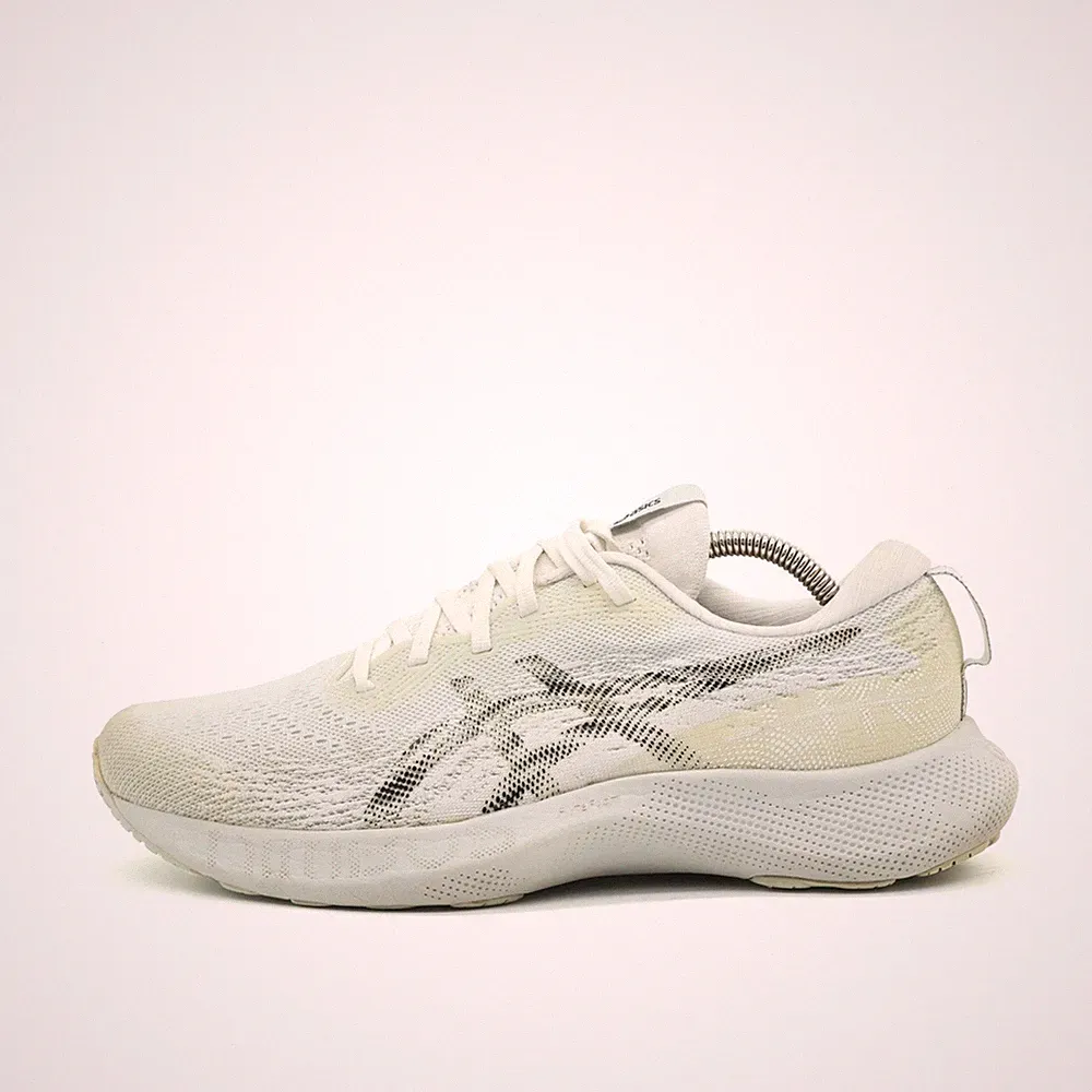 ASICS Herren MetaRide Schuhe Weiß Mesh Low-Top Atmungsaktiv Laufschuhe EU 42.5