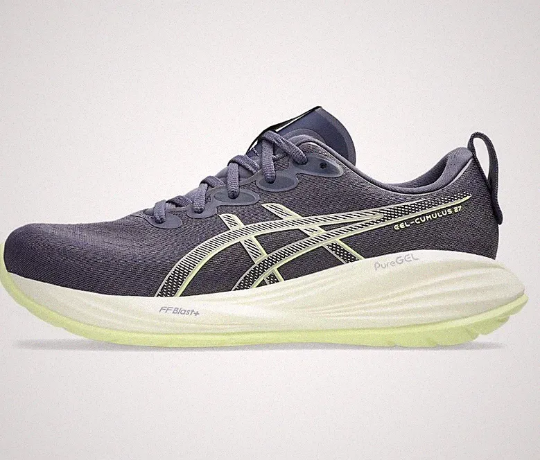 ASICS Herren Sneaker Sportschuhe Laufschuhe Gel Cumulus 27 grau Gr 43,5 NEU