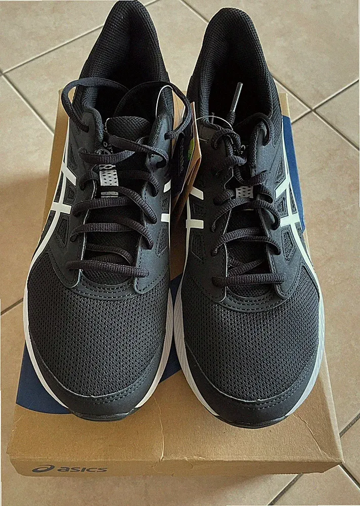 Asics JOLT 4 Herren Laufschuhe Schuhe Schwarz Weiß Running 1011B603-002 Gr. 41,5
