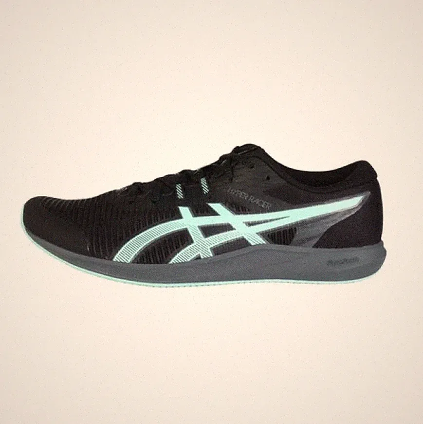 Asics Laufschuhe für Racing HYPER RACER schwarz/leuchtet neuwertig 1093A233.0...
