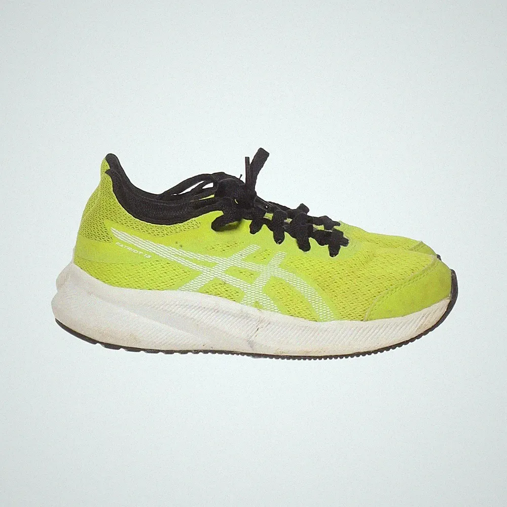 Asics, Laufschuhe, Größe: 32 1/2, Gelb/Schwarz/Weiß, Unisex (Kinder) #O00