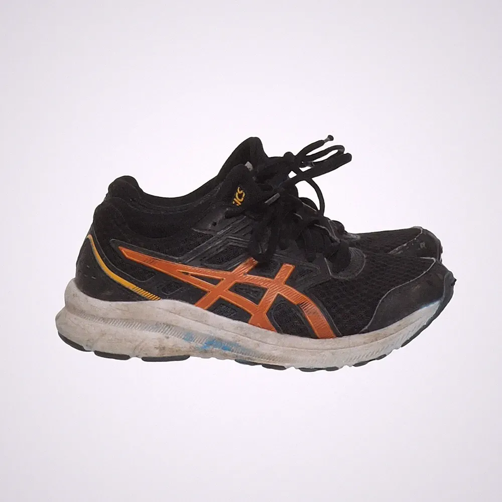 Asics, Laufschuhe, Größe: 36, model: gel-contend 7, Schwarz/Orange, Herren #gFr