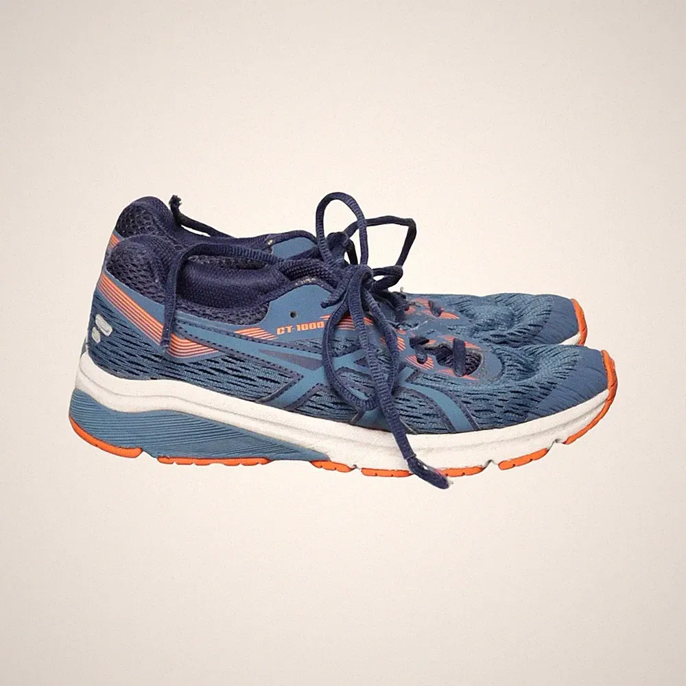 Asics, Laufschuhe, Größe: 36, model: gt 1000, Blau/Orange/Weiß, Herren #VV8