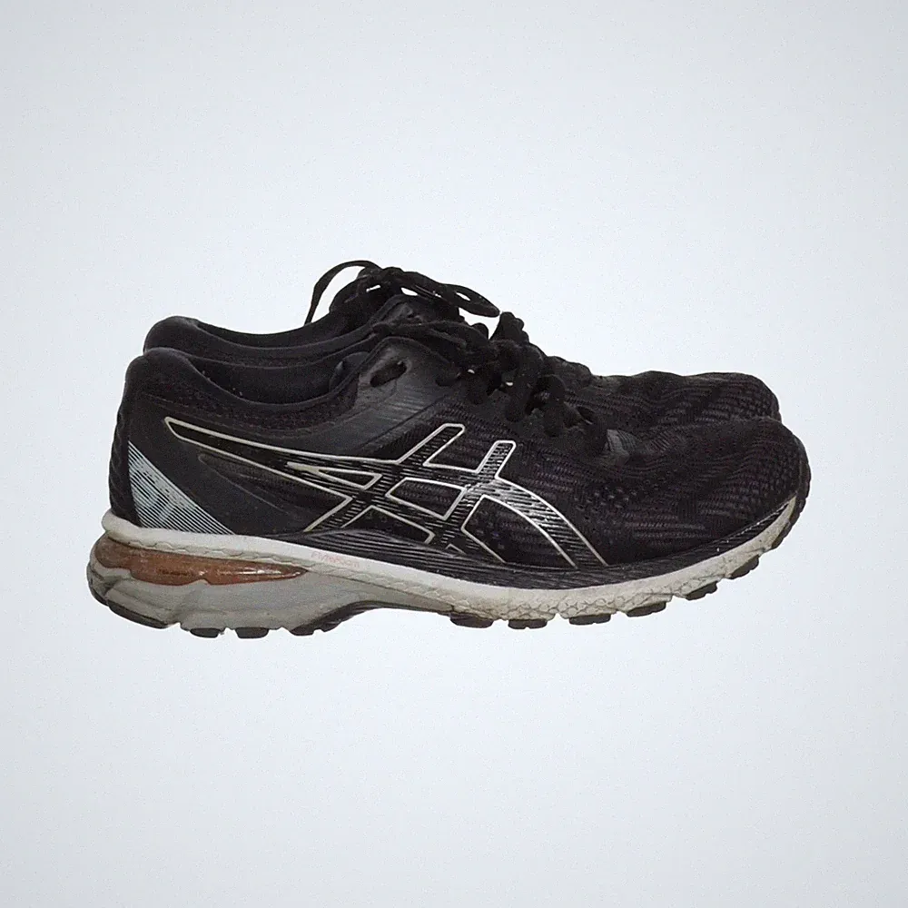 Asics, Laufschuhe, Größe: 38, Lederimitat, Schwarz, Damen #iik