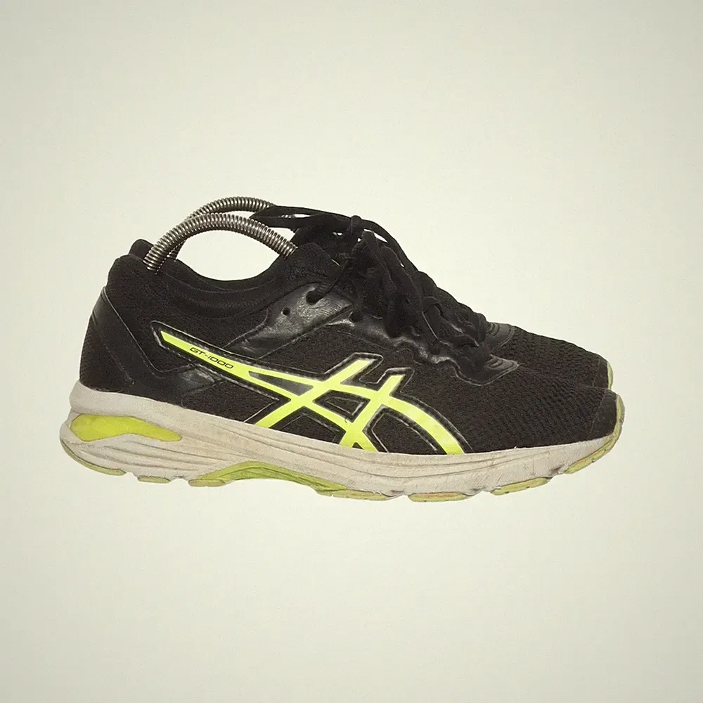 Asics, Laufschuhe, Größe: 38, Schwarz/Gelb, Herren #QwV