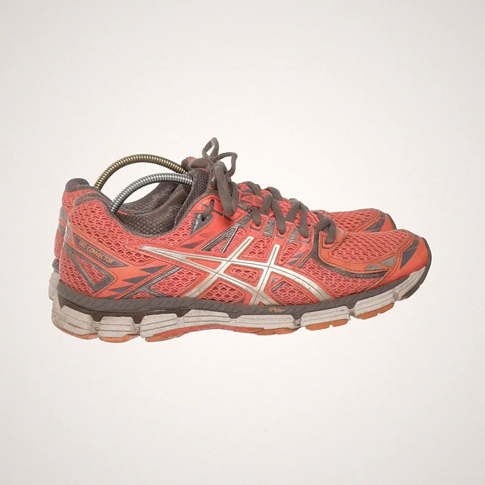 Asics, Laufschuhe, Größe: 39 1/2, Rot/Grau/Mehrfarbig, Damen #pSF