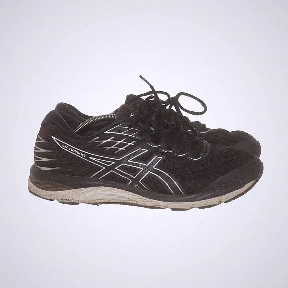 Asics, Laufschuhe, Größe: 40 1/2, Schwarz/Weiß, Herren #qwh