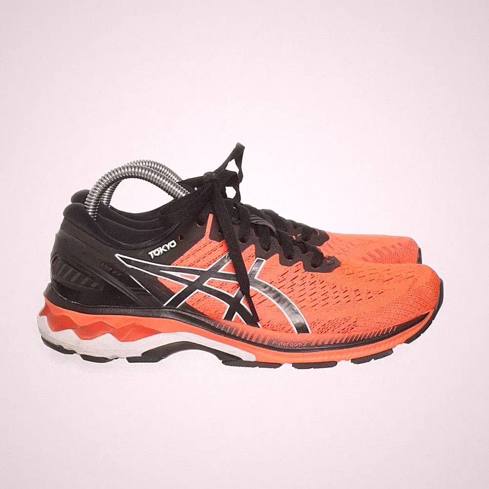 Asics, Laufschuhe, Größe: 40, GEL-KAYANO 27, Orange/Schwarz, Damen #gyZ
