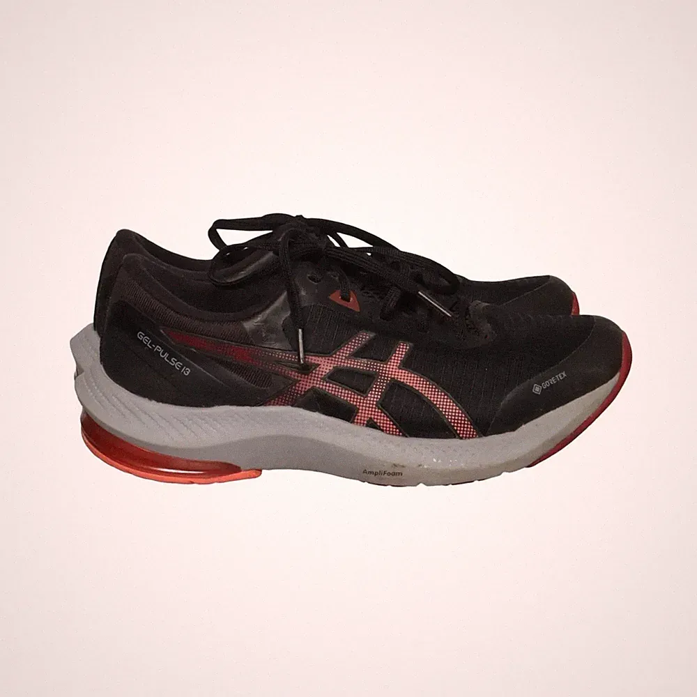 Asics, Laufschuhe, Größe: 40, Schwarz/Rot, Damen #jCT