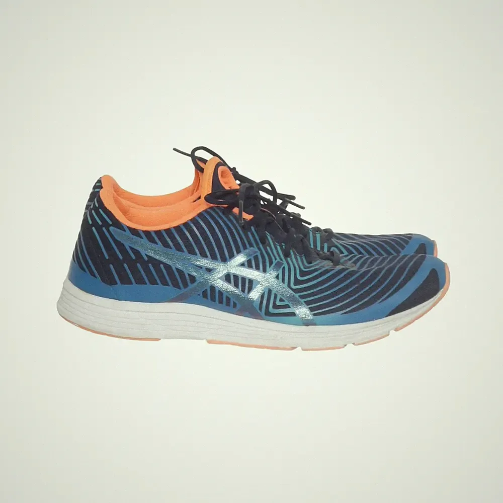 Asics, Laufschuhe, Größe: 42, Blau/Orange/Weiß, Herren #rgd