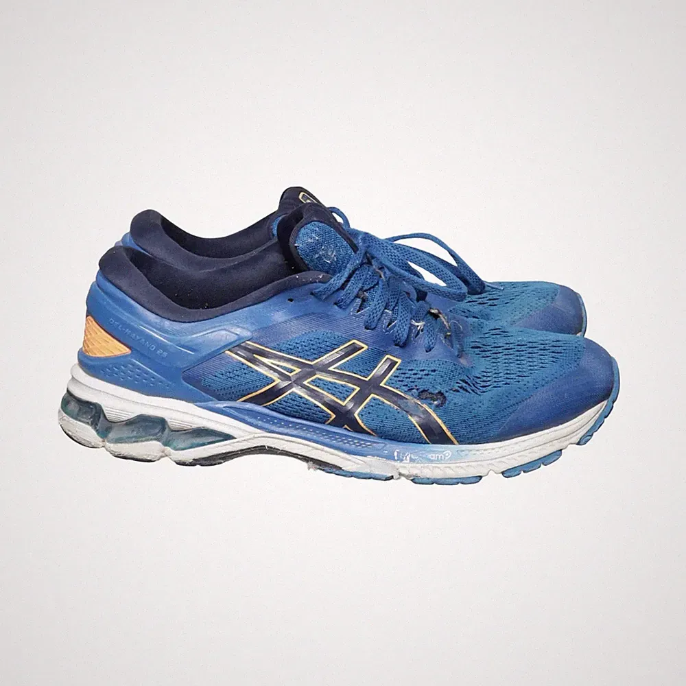 Asics, Laufschuhe, Größe: 42, Blau/Weiß, Herren #Abv