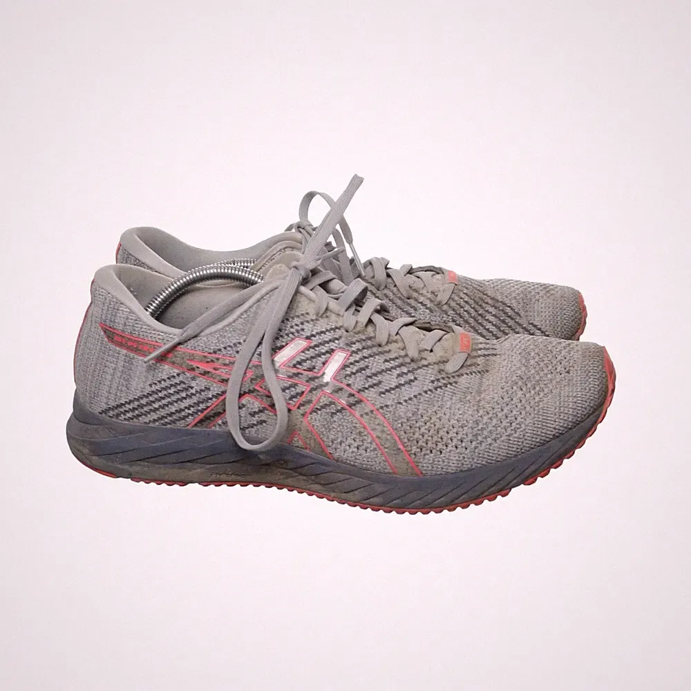 Asics, Laufschuhe, Größe: 42, Grau/Rot, Damen #jvv