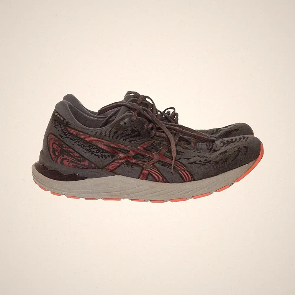 Asics, Laufschuhe, Größe: 43 1/2, GEL-CUMULUS, Grau/Orange, Herren #FZH
