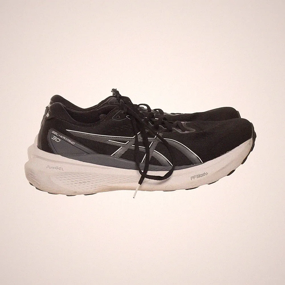 Asics, Laufschuhe, Größe: 43 1/2, Schwarz/Weiß, Herren #yDW