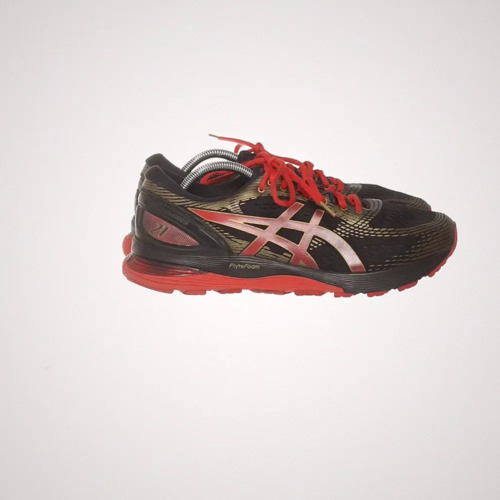 Asics, Laufschuhe, Größe: 44, model: gel-quantum 360, Schwarz/Rot/Gold #qmM