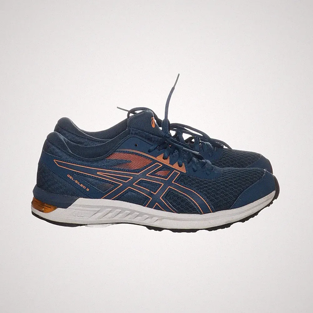 Asics, Laufschuhe, Größe: 45, Blau/Orange, Herren #mmL