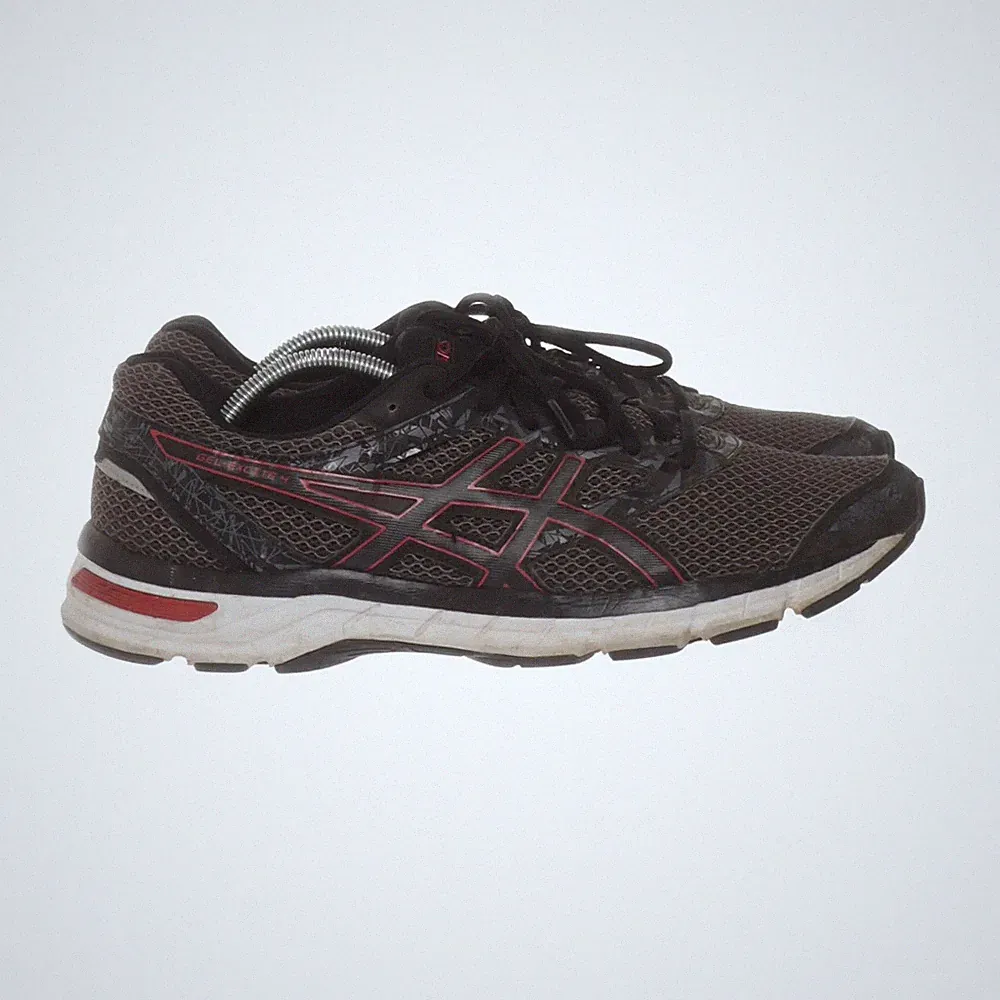 Asics, Laufschuhe, Größe: 46, 6E3N, Schwarz/Rot, Herren #V3C