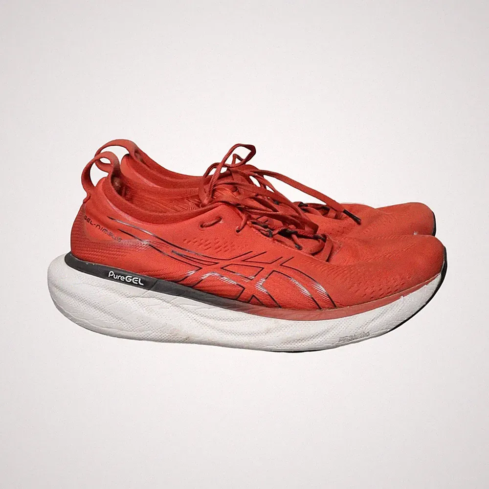 Asics, Laufschuhe, Größe: 46, Rot, Damen #3x7