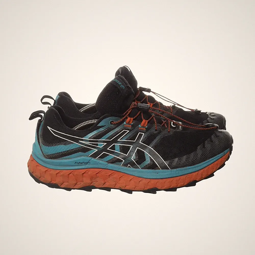 Asics, Laufschuhe, Größe: 46, Schwarz/Orange/Blau, Herren #iL2