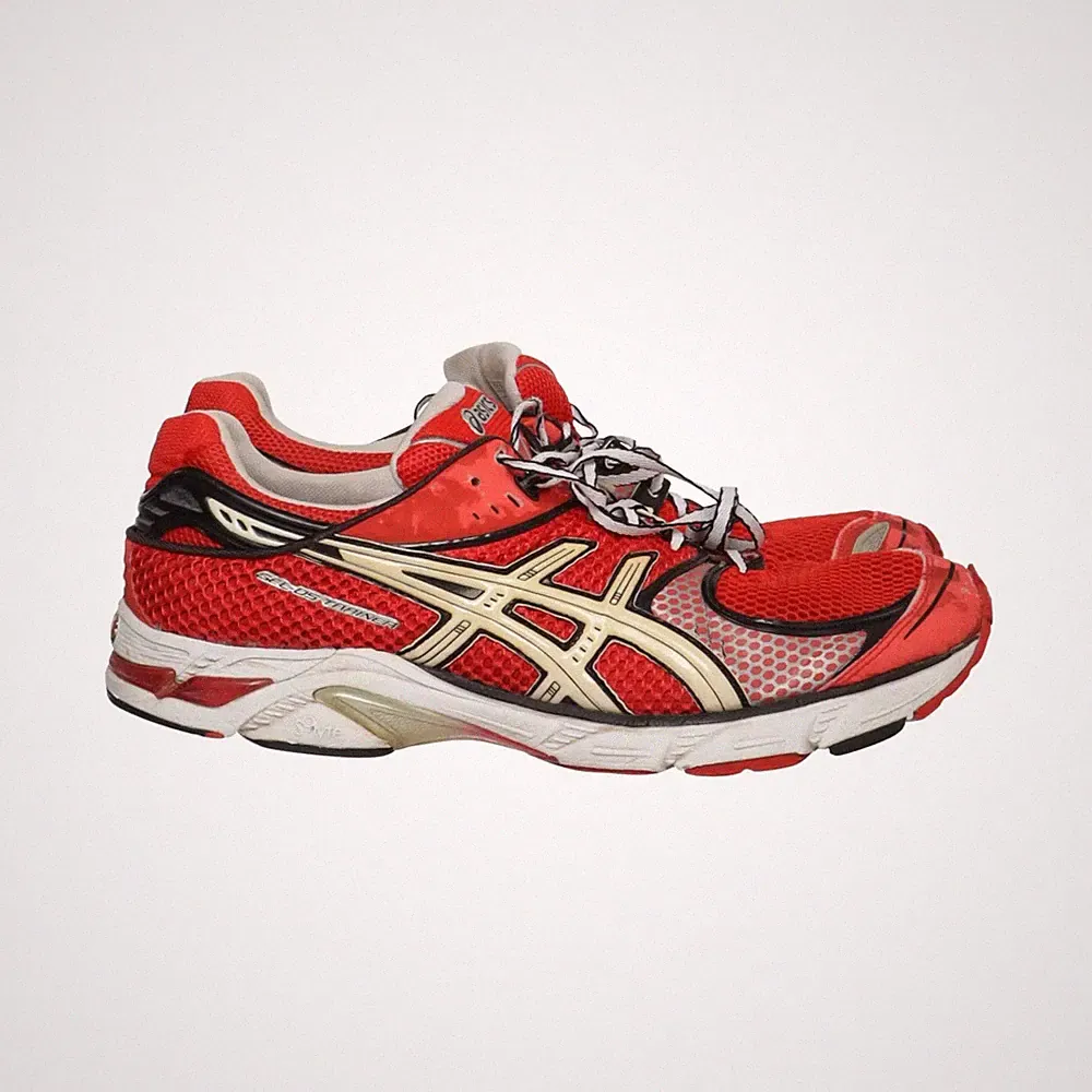 asics laufschuhe herren leder