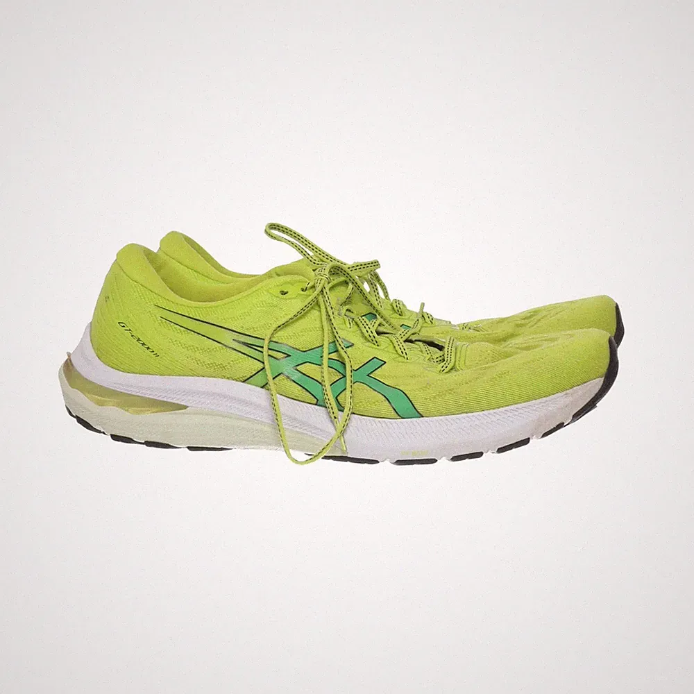 Asics, Laufschuhe, Größe: 48 1/2, Gelb/Grün, Herren #o4x