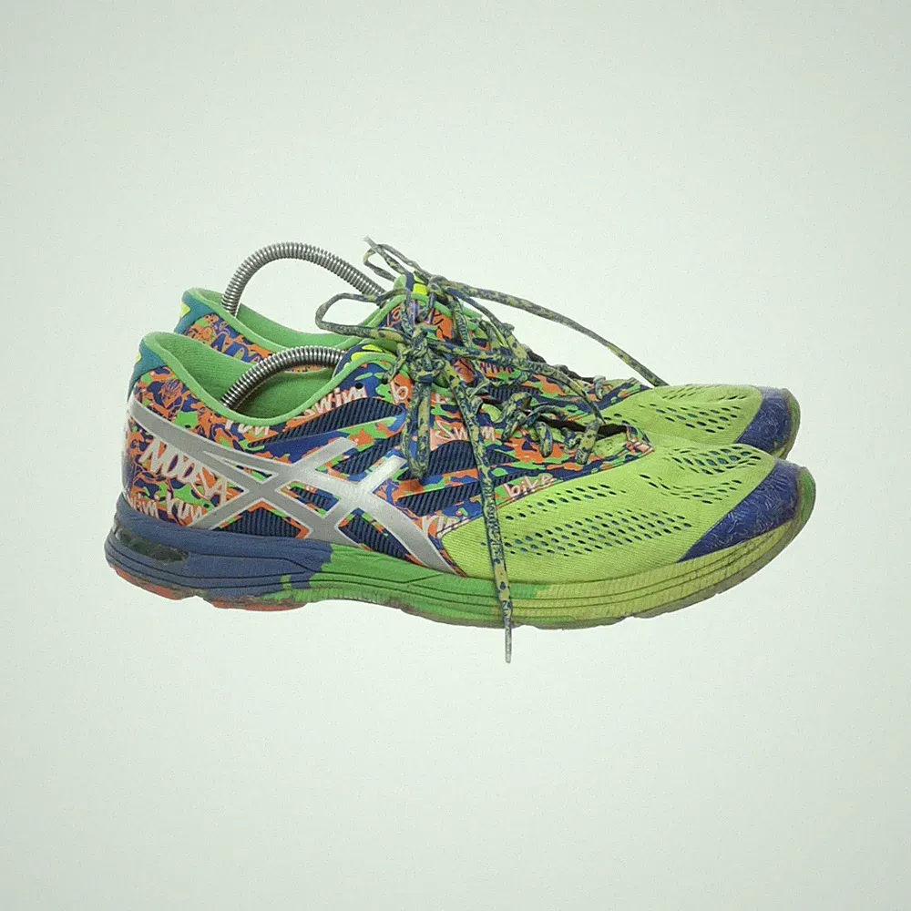 Asics, Laufschuhe, Größe: 48, Gelb/Blau/Mehrfarbig, Herren #TjH